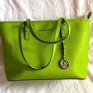 Micheal Kors Green Tote